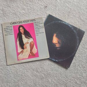 Cher Vinyl LP Record Album Set of 2 - Greatest Hits & Superpak